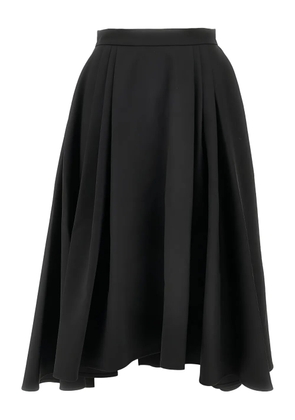 Bally wool midi pleated skirt - Black