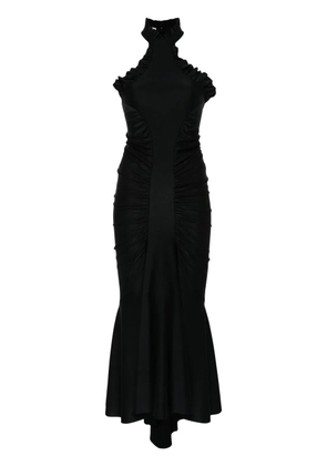 Philosophy Di Lorenzo Serafini draped midi dress - Black