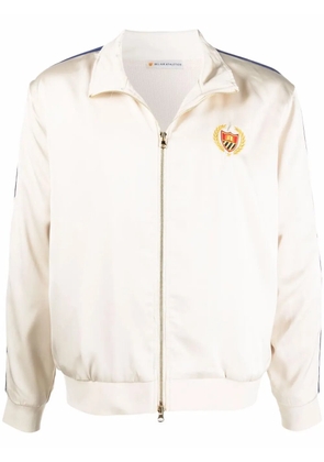 BEL-AIR ATHLETICS logo tape track jacket - Neutrals