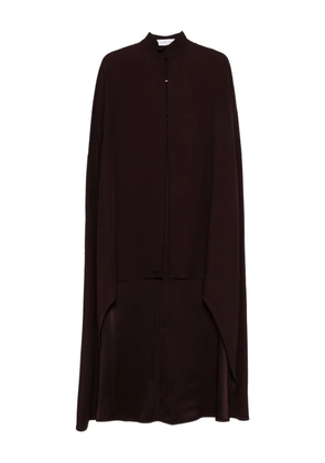 Raquel Diniz high-neck cape - Red