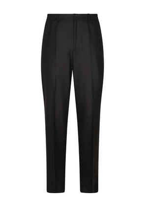 Tagliatore elasticated-waistband trousers - Brown