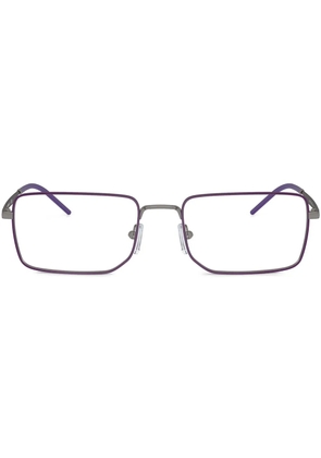 Emporio Armani rectangle frame glasses - Grey
