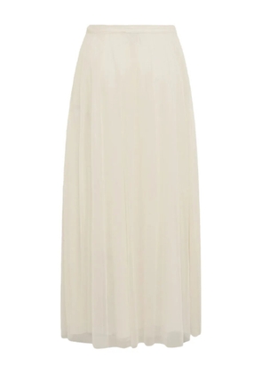 ALPHA STUDIO pleated midi skirt - Neutrals