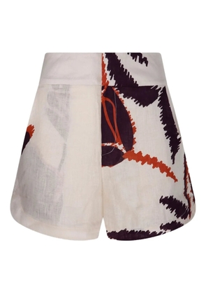 Juan de Dios linen shorts - Neutrals