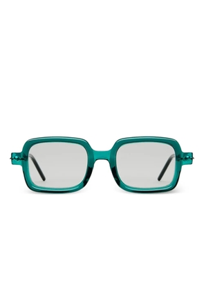 Kuboraum P2 rectangle-frame glasses - Green