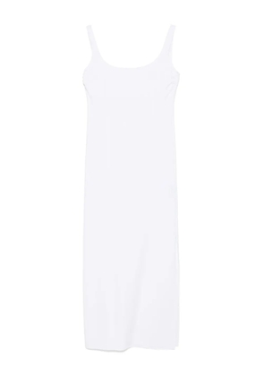 Fisico sleeveless midi dress - White