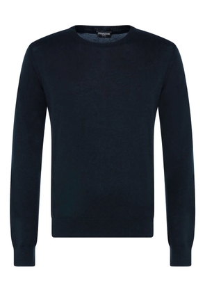 FRANZESE COLLECTION ribbed crew-neck sweater - Blue
