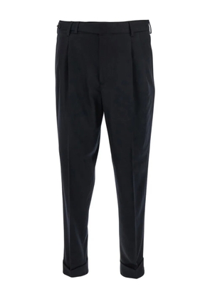 PT Torino darted cuffed trousers - Black