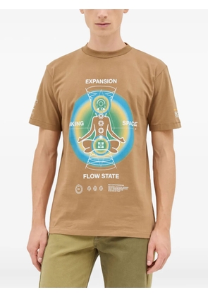Space Available Making Space graphic-print crew-neck T-shirt - Brown