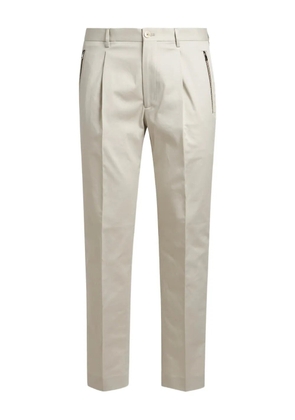 ETRO pleated cotton trousers - Neutrals
