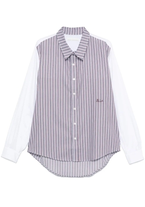 Random Identities striped shirt - White