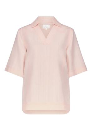 LouLou de Saison Ermo open neck top - Pink