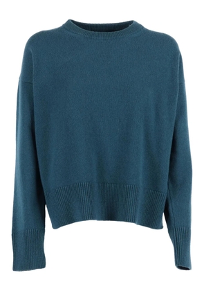 Filippo De Laurentiis crew-neck ribbed sweater - Blue