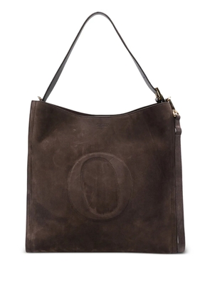 Orciani suede shoulder bag - Brown
