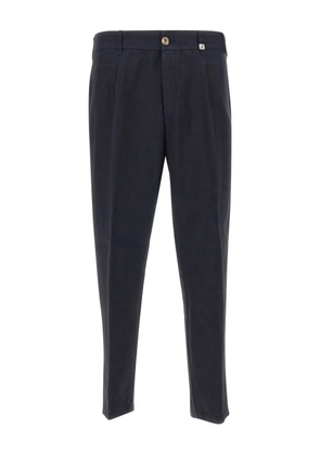 Myths single-pleat wool trousers - Blue