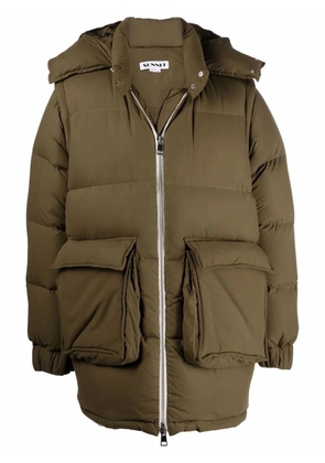 Sunnei padded coat - Green
