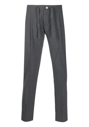 Entre Amis micro pleats tailored trousers - Grey
