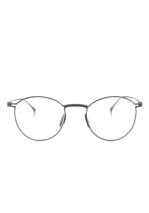 Giorgio Armani Panto round-frame glasses - Grey