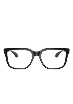 Versace Eyewear Medusa-embellishment square-frame glasses - Black