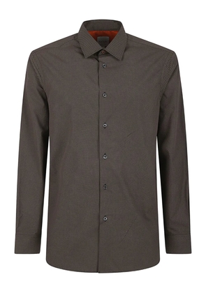 Paul Smith point -collar patterned shirt - Brown