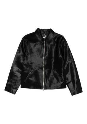 HELIOT EMIL zipped shirt jacket - Black