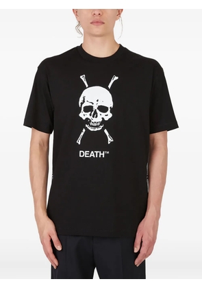Death Cigarettes skull-print T-shirt - Black