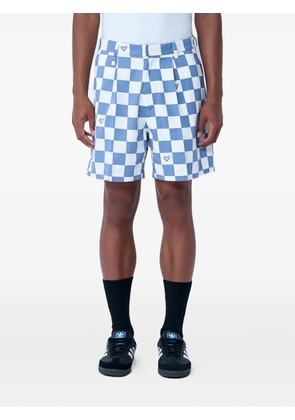 Human Made checkerboard-print shorts - Blue
