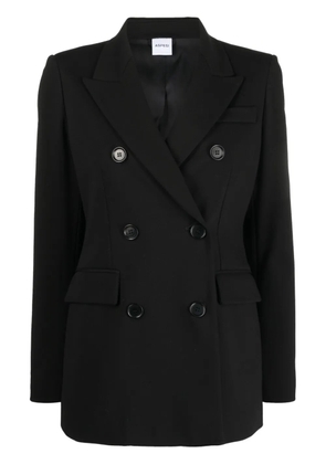 ASPESI long-sleeved double-breasted blazer - Black