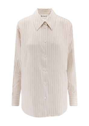 Róhe striped shirt - Neutrals