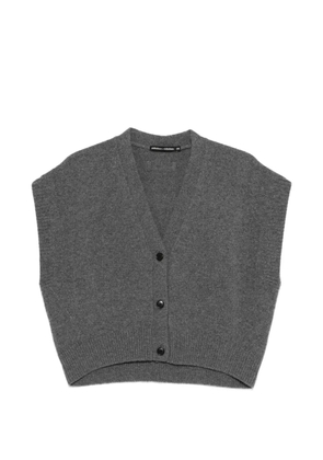 nicholson & nicholson Zoe buttoned V-neck vest - Grey