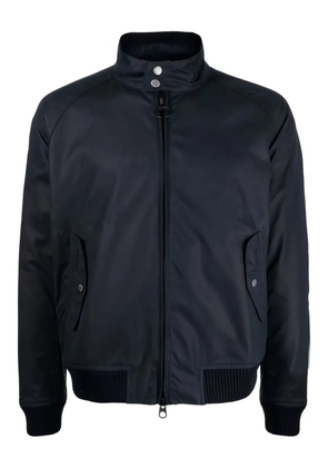 Baracuta x BARBOUR zip-fastening ribbed jacket - Blue