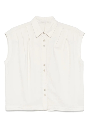 Transit pleat-detailed shirt - Neutrals