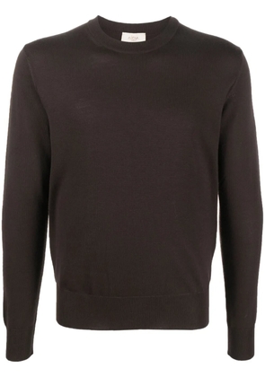 Altea long-sleeved fine-knit jumper - Brown