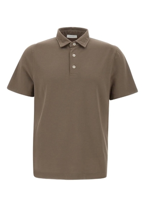 DIKTAT short sleeve polo shirt - Brown