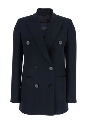 Seafarer double-breasted buttoned jacket - Blue