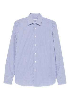 BORRIELLO NAPOLI striped cotton shirt - Blue
