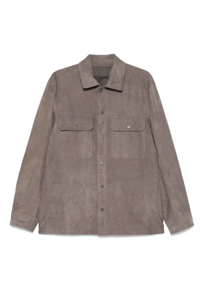 Salvatore Santoro suede shirt - Grey