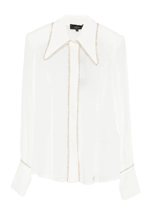 Babylone Paris long sleeve shirt - White