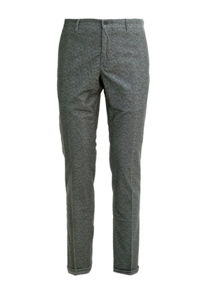 Incotex textured cotton trousers - Grey
