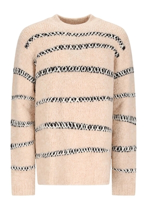 atomo factory bouclé striped sweater - Neutrals