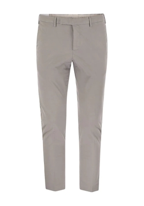 PT Torino Dieci flat-bellied trousers - Grey