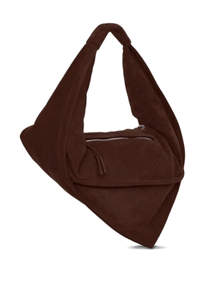 FEDERICO CINA zip tote bag - Brown