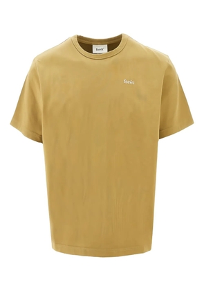 Foret Oak logo-embroidered cotton T-shirt - Brown