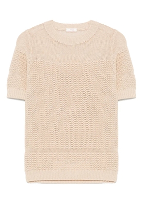 Zanone knitted T-shirt - Neutrals