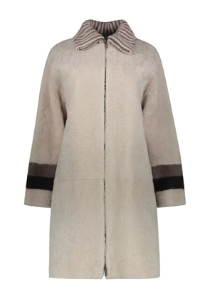 Lorena Antoniazzi shearling coat - Neutrals