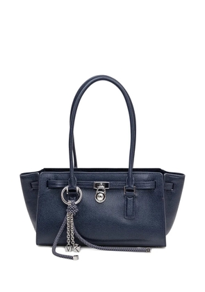 Michael Michael Kors logo-buckle shoulder bag - Blue
