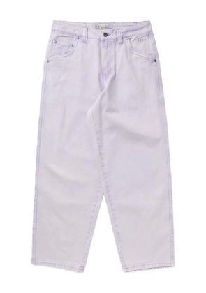 dime logo-embroidered jeans - Purple