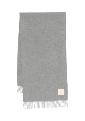 Nanushka Keaton fringed scarf - Blue