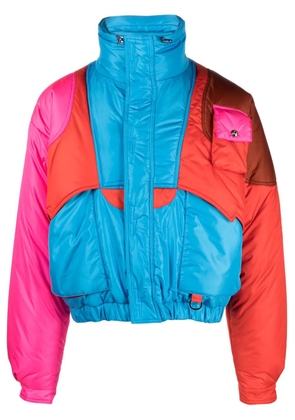 MEMBERS OF THE RAGE colour-block puffer jacket - Blue