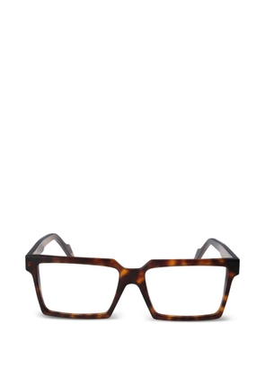Kador Pierre tortoiseshell rectangle glasses - Brown